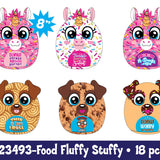 ITEM NUMBER 023493L FOOD FLUFFY STUFFY A - STORE SURPLUS NO DISPLAY 18 PIECES PER PACK