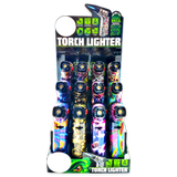 ITEM NUMBER 023503 PRINTED TORCH LIGHTER 12 PIECES PER DISPLAY