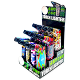 ITEM NUMBER 023503 PRINTED TORCH LIGHTER 12 PIECES PER DISPLAY