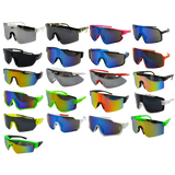 ITEM NUMBER 023516L GOGGLE SUNGLASSES - STORE SURPLUS NO DISPLAY 24 PIECES PER PACK