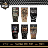 Tac Gear Hat and Insulated Cup Assortment Floor Display - 72 Pieces Per Retail Ready Display 88448