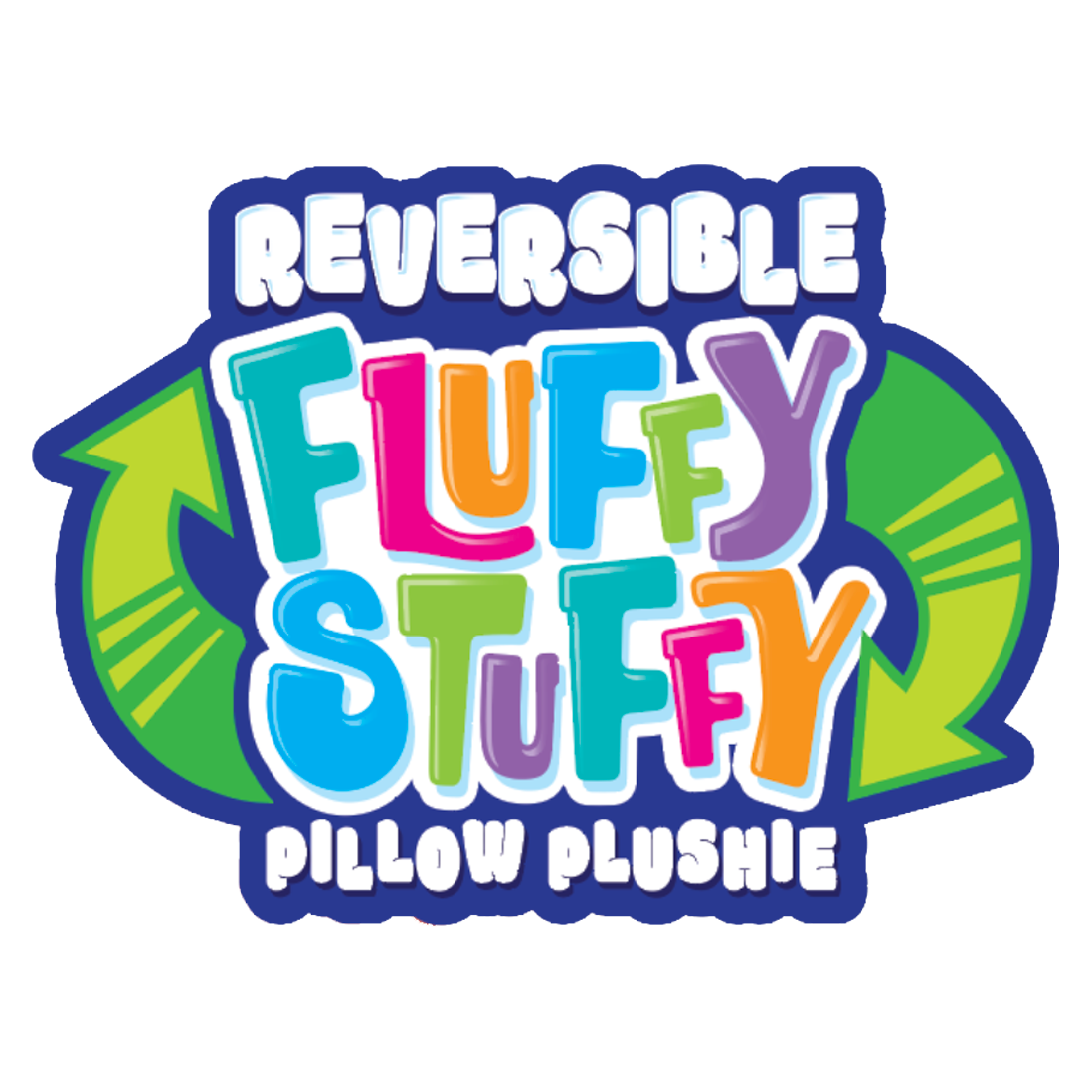 ITEM NUMBER 023578 REVERSIBLE FLUFFY STUFFY 6 PIECES PER DISPLAY – Novelty  Closeout