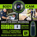 ITEM NUMBER 023591L BODY CAM - STORE SURPLUS NO DISPLAY 4 PIECES PER PACK