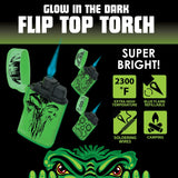 ITEM NUMBER 023602L GID FLIP TOP LIGHTER - STORE SURPLUS NO DISPLAY 15 PIECES PER PACK