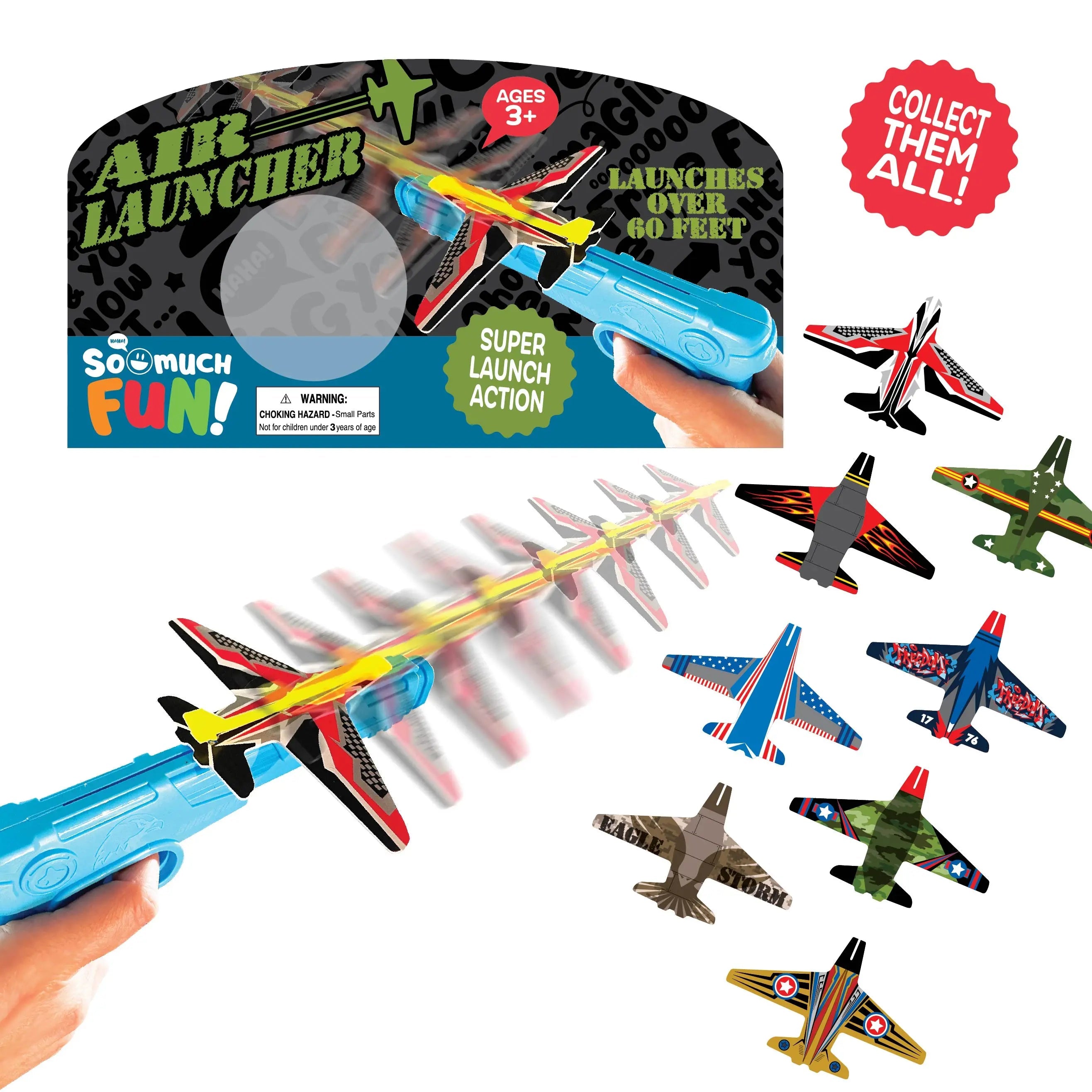 ITEM NUMBER 023650L AIR LAUNCHER PLANE SET - STORE SURPLUS NO DISPLAY 12 PIECES PER PACK STORE SURPLUS