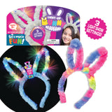 ITEM NUMBER 023655L FLASHING BUNNY EARHEADBAND - STORE SURPLUS NO DISPLAY 12 PIECES PER PACK