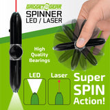 ITEM NUMBER 023710L SPINNER LED LIGHT LASER - STORE SURPLUS NO DISPLAY - 6 PIECES PER PACK