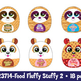 ITEM NUMBER 023714L FOOD FLUFFY STUFFY PLUSH - STORE SURPLUS NO DISPLAY 18 PIECES PER PACK