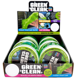 ITEM NUMBER 023718 GREEN CLEAN CAR PUTTY 6 PIECES PER DISPLAY