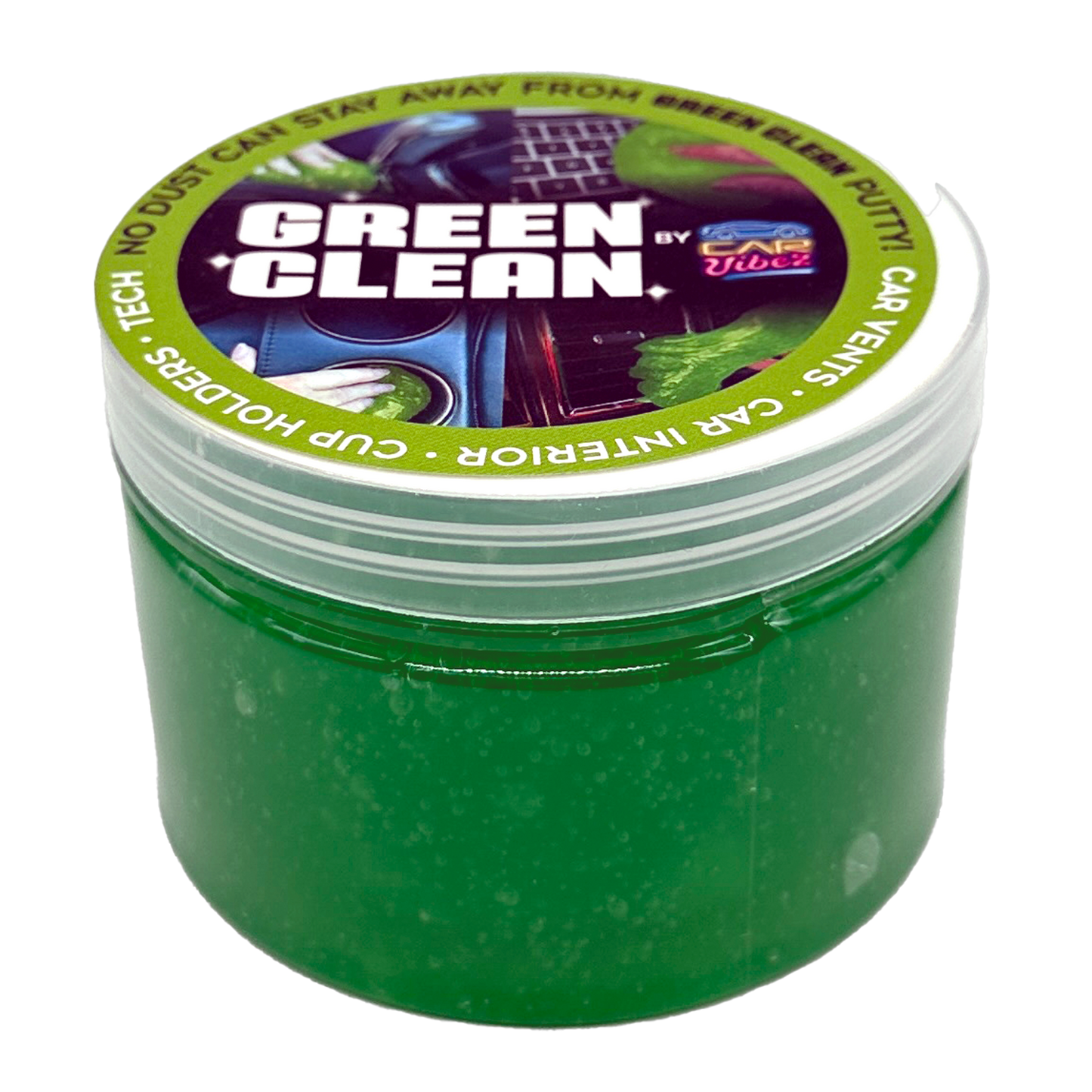 ITEM NUMBER 023718 GREEN CLEAN CAR PUTTY 6 PIECES PER DISPLAY