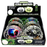 ITEM NUMBER 023719 GID GLASS ASHTRAY 6 PIECES PER DISPLAY