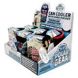 ITEM NUMBER 023737 CAN COOLER CARD POCKET 6 PIECES PER DISPLAY