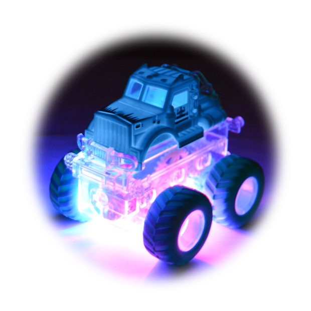 ITEM NUMBER 024453 VALUE 3-PACK SETS LIGHT UP TOY CARS - 6 SETS PER DISPLAY WHOLESALE