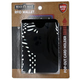 Canvas RFID Block Slim Wallet - 6 Pieces Per Retail Ready Display 23746 WHOLESALE