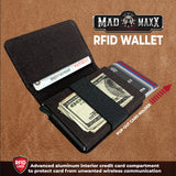 ITEM NUMBER 023746 CANVAS RFID WALLET 6 PIECES PER DISPLAY