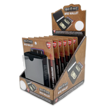 Canvas RFID Block Slim Wallet - 6 Pieces Per Retail Ready Display 23746 WHOLESALE