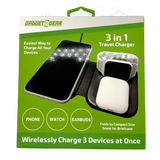 ITEM NUMBER 023754 3-IN-1 WIRELESS TRAVEL CHARGER 4 PIECES PER DISPLAY