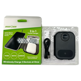 ITEM NUMBER 023754 3-IN-1 WIRELESS TRAVEL CHARGER 4 PIECES PER DISPLAY