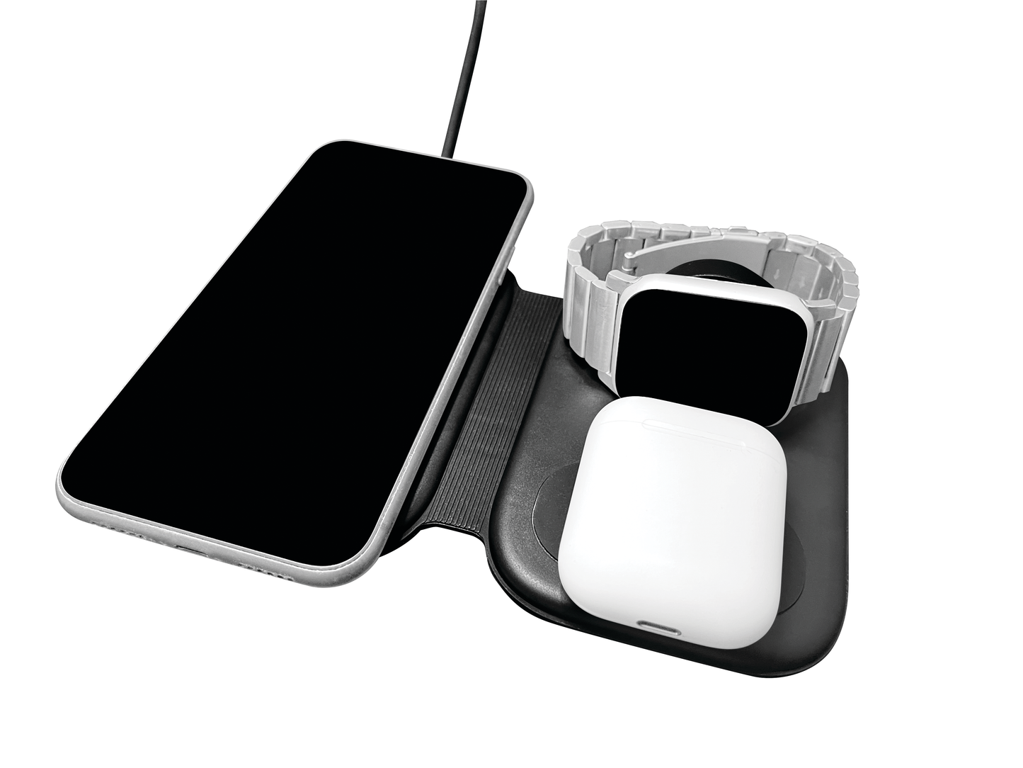 ITEM NUMBER 023754 3-IN-1 WIRELESS TRAVEL CHARGER 4 PIECES PER DISPLAY