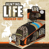 ITEM NUMBER 023756 HUNTING LIFE TRUCKER HATS 6 PIECES PER DISPLAY