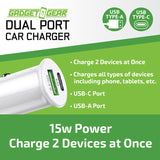 ITEM NUMBER 023759 USB AND USB-C DUAL DC CAR CHARGER 6 PIECES PER DISPLAY