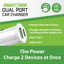 ITEM NUMBER 023759 USB AND USB-C DUAL DC CAR CHARGER 6 PIECES PER DISPLAY