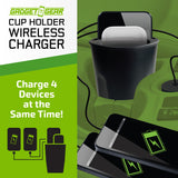 ITEM NUMBER 023765 CUP HOLDER 15W WIRELESS CHARGER 4 PIECES PER DISPLAY