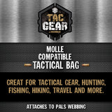 ITEM NUMBER 023795 TAC GEAR MOLLE SMALL POUCH 6 PIECES PER DISPLAY