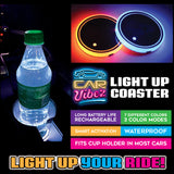 Mood Light LED Light Up Coaster- 4 Pieces Per Display 41678