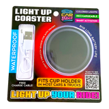 ITEM NUMBER 023801 LIGHT UP COASTER 6 PIECES PER DISPLAY