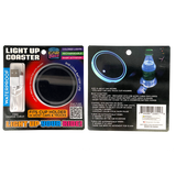 ITEM NUMBER 023801L LIGHT UP COASTER - STORE SURPLUS NO DISPLAY 6 PIECES PER PACK