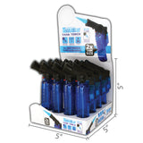 ITEM NUMBER 023814 TORCH BLUE LARGE TANK LIGHTER 16 PIECES PER DISPLAY