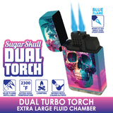 ITEM NUMBER 023822 SUGAR SKULL DUAL TORCH 15 PIECES PER DISPLAY