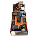 Car Charger DC 3 Port USB / USB-C / 120V Outlet 100 Watts - 4 Pieces Per Retail Ready Display 23861MN WHOLESALE