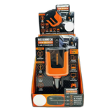 Car Charger DC 3 Port USB / USB-C / 120V Outlet 100 Watts - 4 Pieces Per Retail Ready Display 23861 - NOVELTY INC WHOLESALE