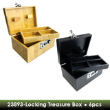 ITEM NUMBER 023893 LOCKING TREASURE BOX 6 PIECES PER DISPLAY