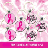 PRINTED METAL KEYCHAIN- STORE SURPLUS NO DISPLAY - 6 PIECES PER PACK 23959L