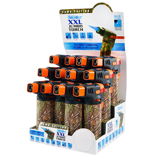ITEM NUMBER 023927 CAMO XXL TORCH 12 PIECES PER DISPLAY WHOLESALE