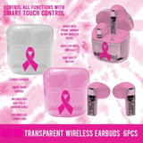 Transparent Wireless Earbuds - Store Surplus No Display - 6 Pieces Per Pack 23966L