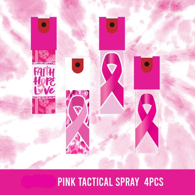 ITEM NUMBER 023967L PINK TACTICAL SPRAY - STORE SURPLUS NO DISPLAY 4 PIECES PER PACK