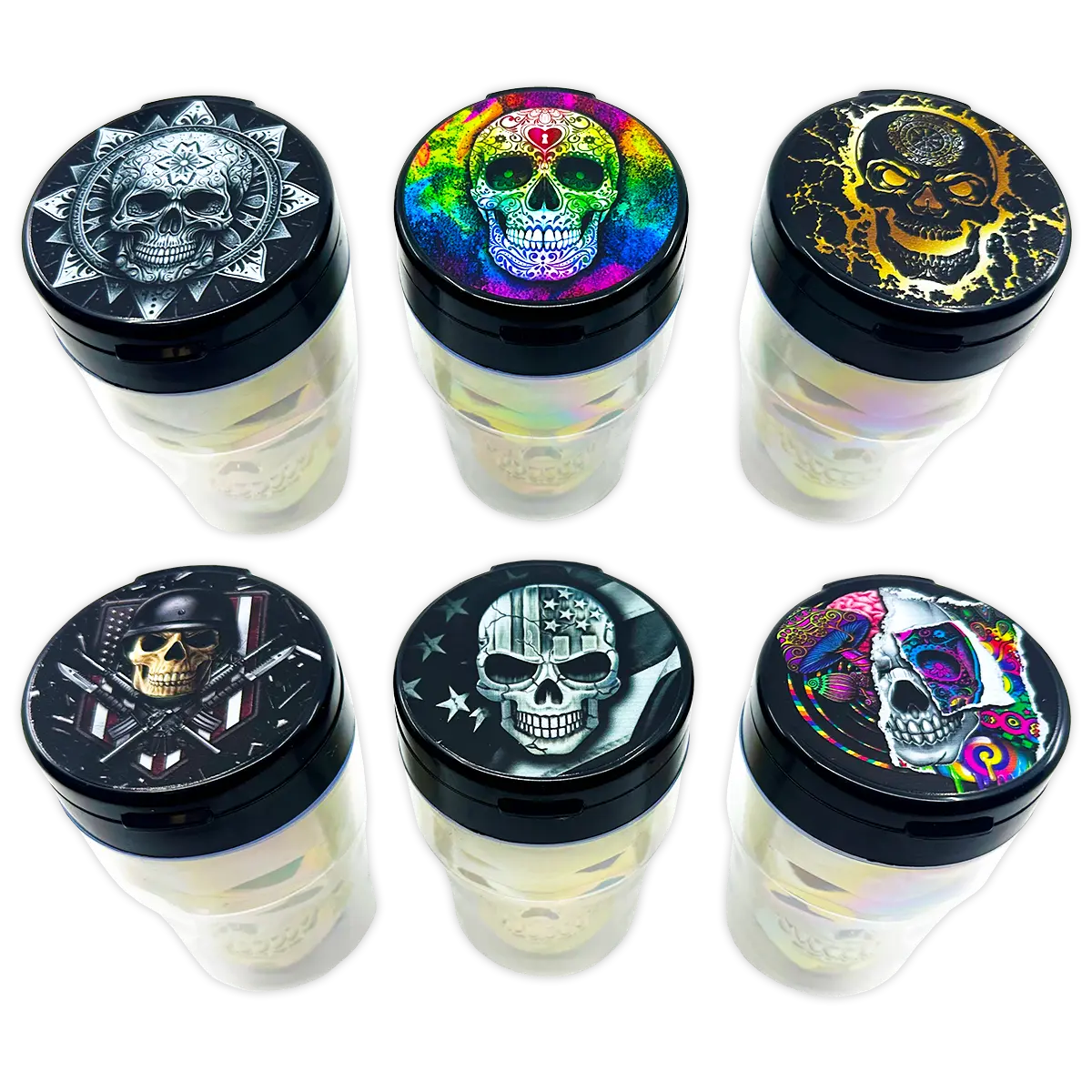 ITEM NUMBER 023981L LIGHT UP SKULL BUTT BUCKET - STORE SURPLUS NO DISPLAY - 6 PIECES PER PACK STORE SURPLUS