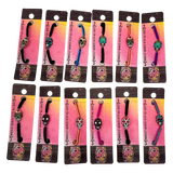 ITEM NUMBER 023986L SUGAR SKULL BRACELET - STORE SURPLUS NO DISPLAY - 12 PIECES PER PACK STORE SURPLUS