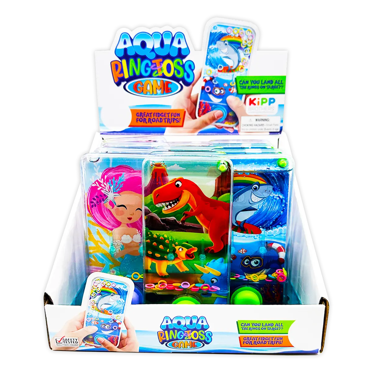 Aqua Ring Water Toss Game - 12 Pieces Per Retail Ready Display 23999 WHOLESALE