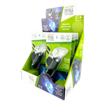 Car Charger Dual Port USB / USB-C LED Skull 3.1 Amp - 6 Pieces Per Retail Ready Display 24001 WHOLESALE