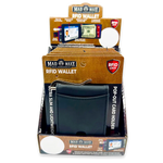 Leather RFID Blocking Ultra Slim Wallet - 6 Pieces Per Retail Ready Display 24003 WHOLESALE