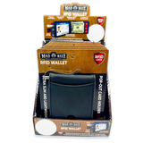 Leather RFID Blocking Ultra Slim Wallet - 6 Pieces Per Retail Ready Display 24003 WHOLESALE
