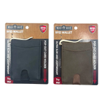 Leather RFID Blocking Ultra Slim Wallet - 6 Pieces Per Retail Ready Display 24003 WHOLESALE