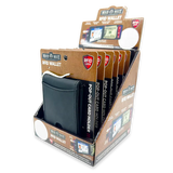 Leather RFID Blocking Ultra Slim Wallet - 6 Pieces Per Retail Ready Display 24003 - NOVELTY INC WHOLESALE