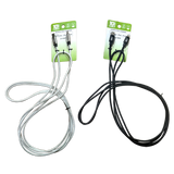 10ft Braided Sync and Charge C-TO-MFI Cables - Store Surplus No Display - 2 Pieces Per Pack 24042L STORE SURPLUS