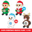 ITEM NUMBER 024200L HOLIDAY BELLY POPZ PLUSH TOY - STORE SURPLUS NO DISPLAY - 6 PIECES PER PACK